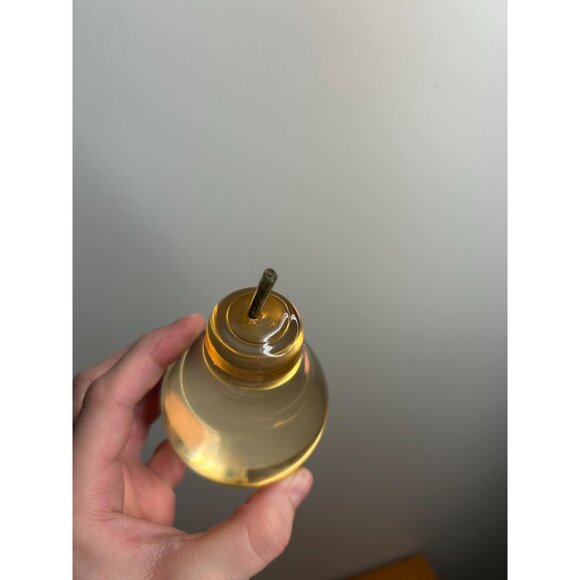 Lucite pear clear fruit vintage decor glows under UV light - Picture 4 of 7